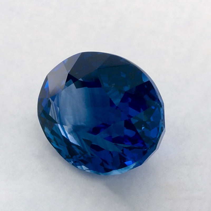 2.50 Carat Oval Natural Blue Sapphire