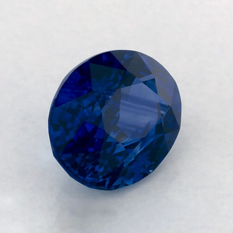 2.50 Carat Oval Natural Blue Sapphire