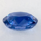 3.67 Carat Oval Natural Blue Sapphire