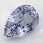 4.09 Carat Pear Natural Blue Sapphire