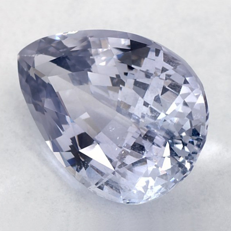 4.09 Carat Pear Natural Blue Sapphire