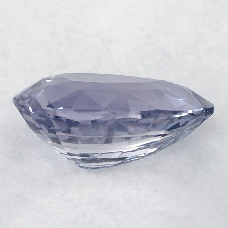 4.09 Carat Pear Natural Blue Sapphire