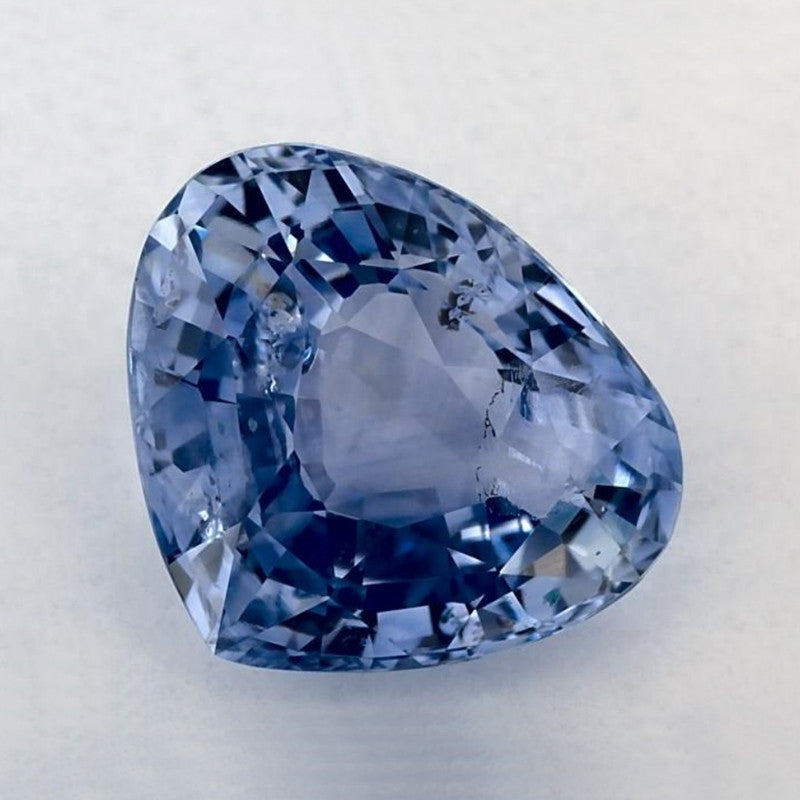 3.34 Carat Heart Natural Blue Sapphire