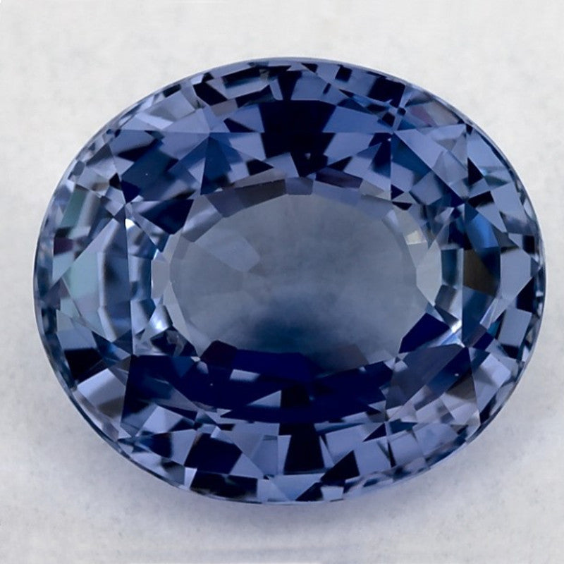 3.22 Carat Oval Natural Blue Sapphire