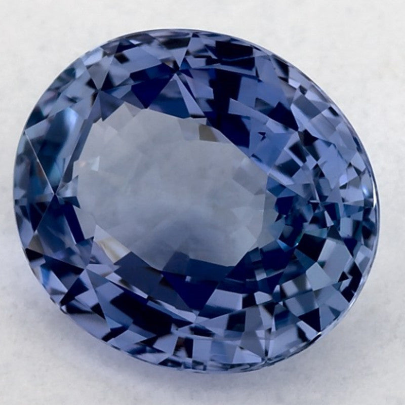 3.22 Carat Oval Natural Blue Sapphire