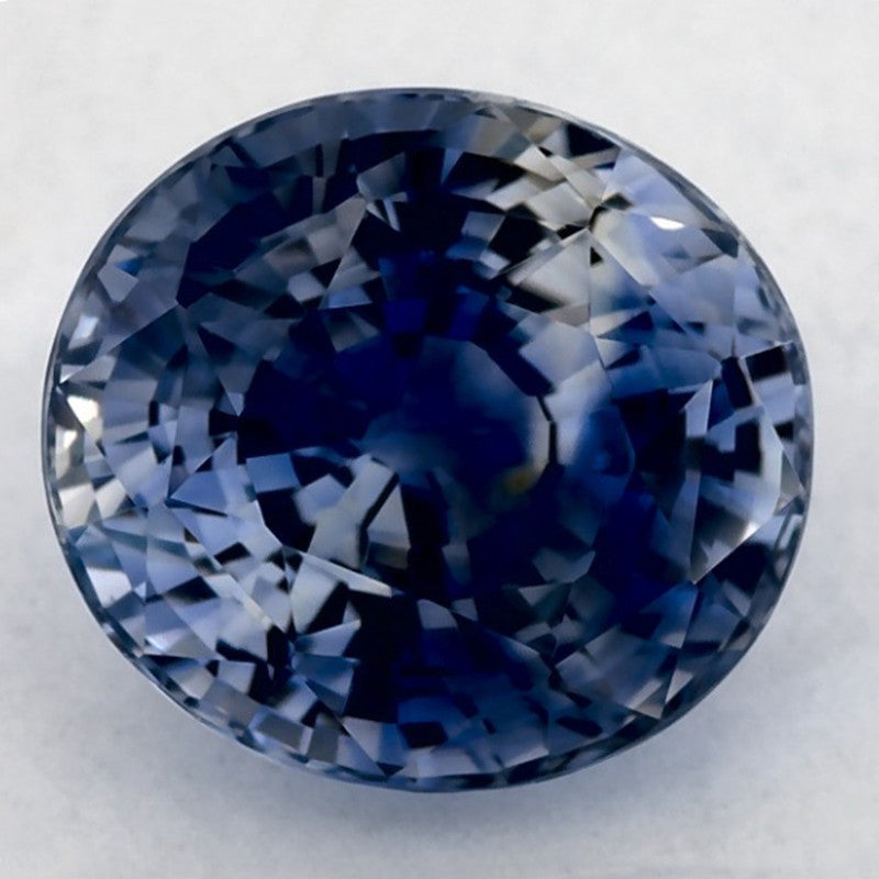 3.64 Carat Oval Natural Blue Sapphire