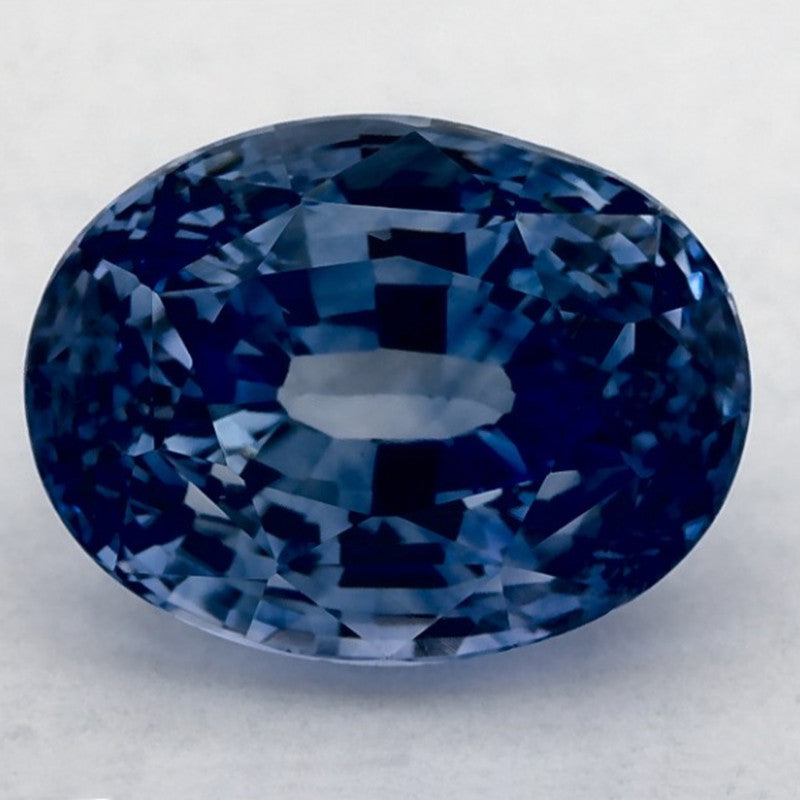 4.25 Carat Oval Natural Blue Sapphire