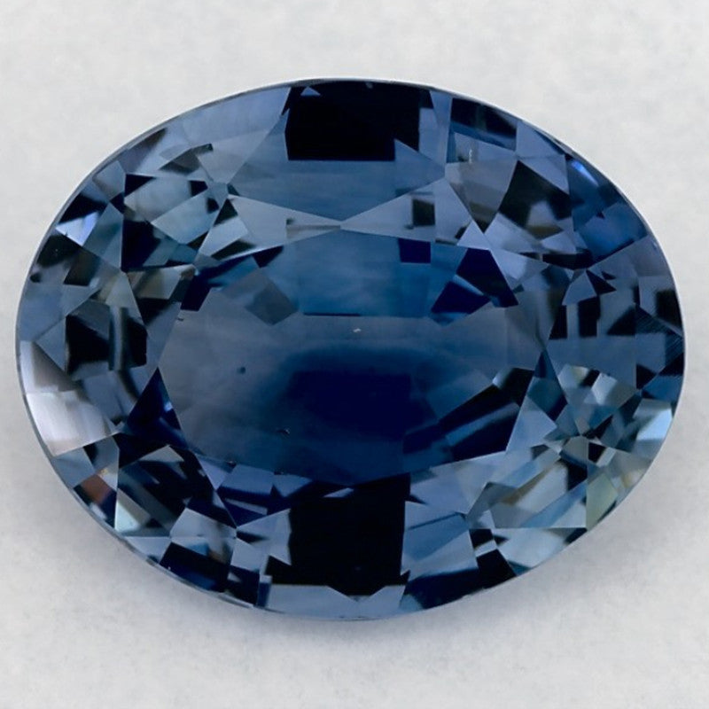 3.41 Carat Oval Natural Blue Sapphire