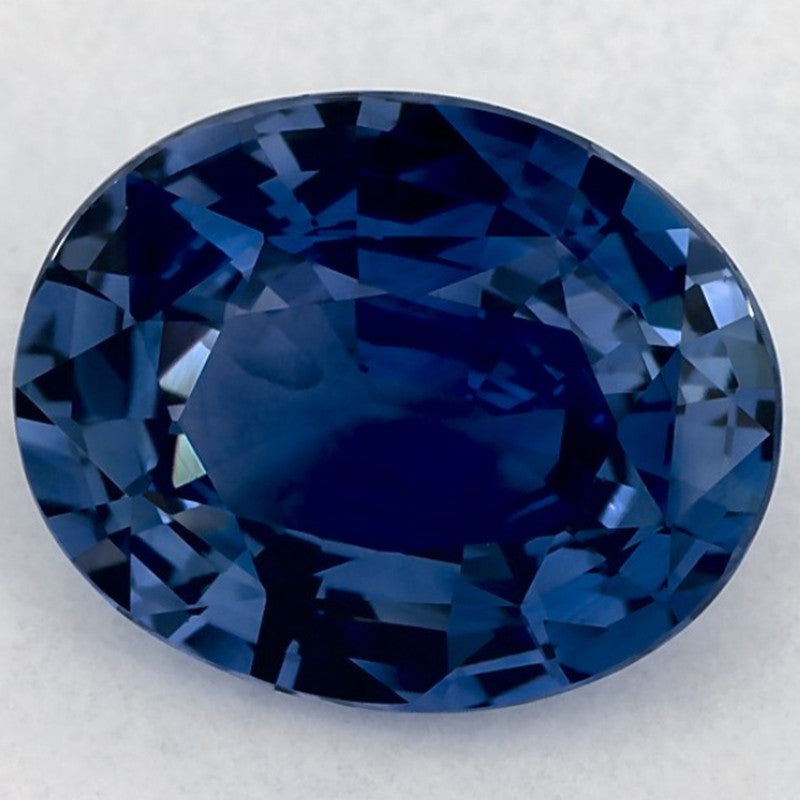4.15 Carat Oval Natural Blue Sapphire
