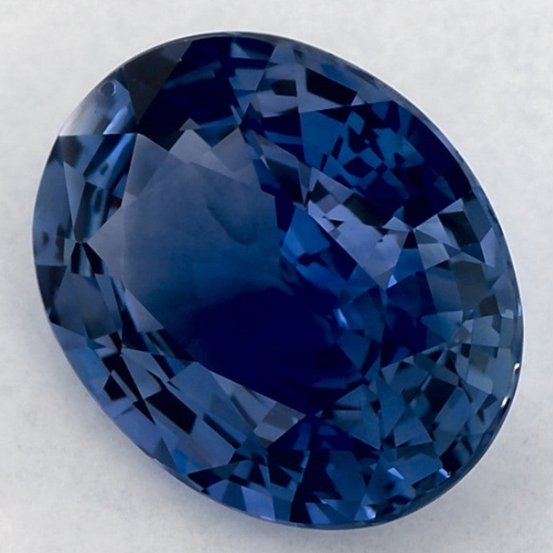 4.15 Carat Oval Natural Blue Sapphire