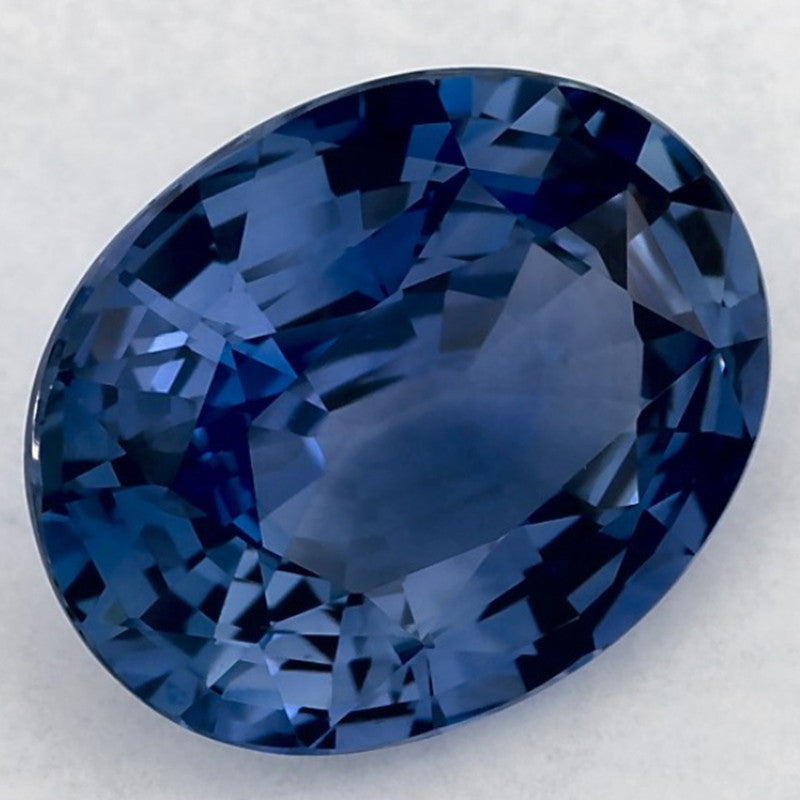 4.15 Carat Oval Natural Blue Sapphire