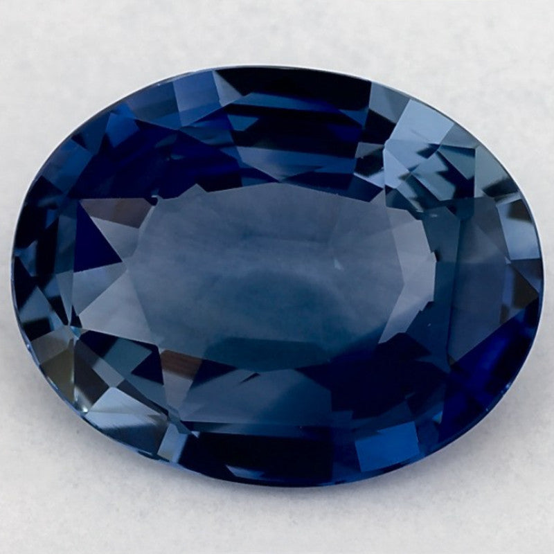 3.50 Carat Oval Natural Blue Sapphire
