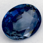 3.50 Carat Oval Natural Blue Sapphire