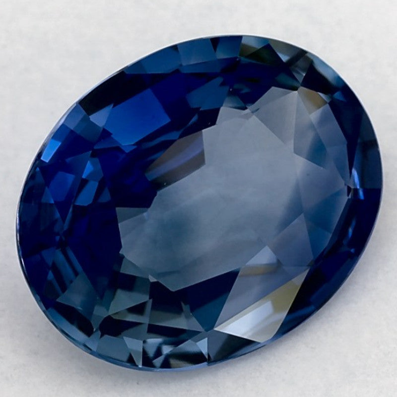 3.50 Carat Oval Natural Blue Sapphire