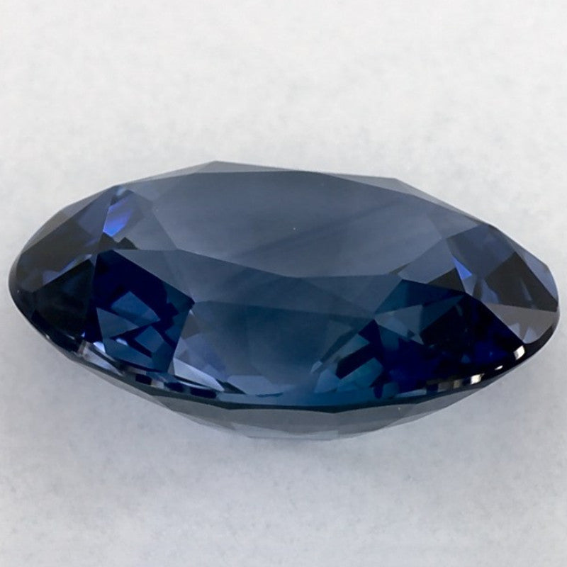 3.72 Carat Oval Natural Blue Sapphire