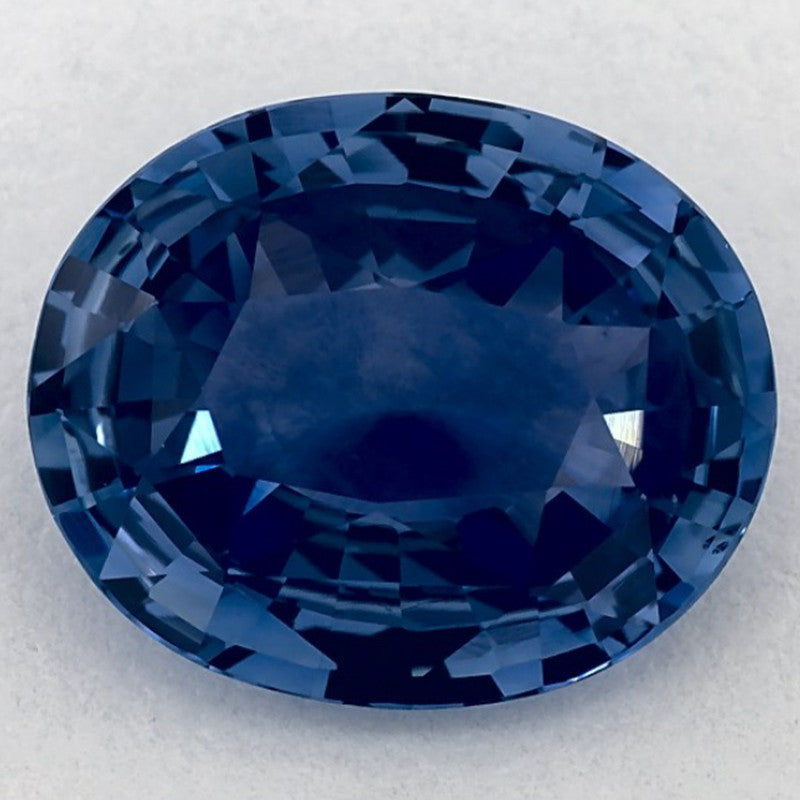 4.05 Carat Oval Natural Blue Sapphire