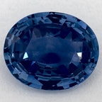4.05 Carat Oval Natural Blue Sapphire