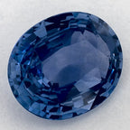 4.05 Carat Oval Natural Blue Sapphire