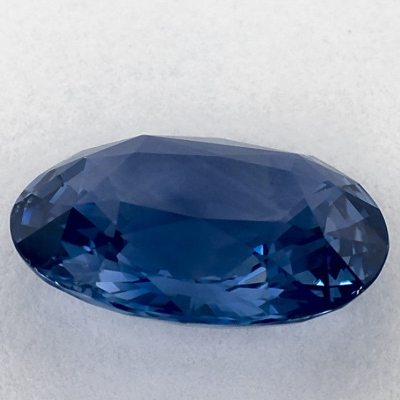 4.05 Carat Oval Natural Blue Sapphire