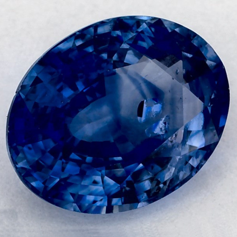 2.49 Carat Oval Natural Blue Sapphire