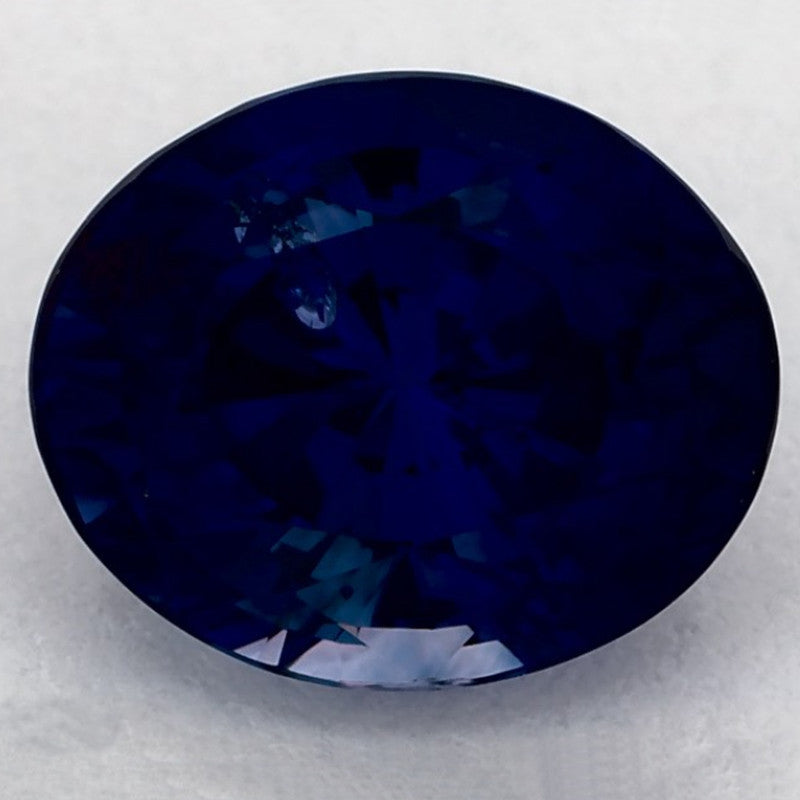 2.72 Carat Oval Natural Blue Sapphire