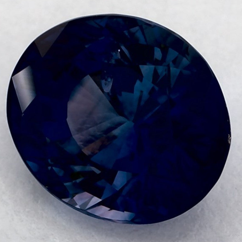 2.72 Carat Oval Natural Blue Sapphire