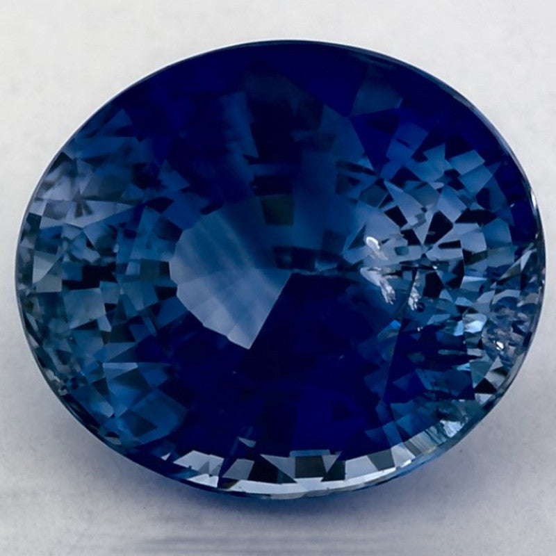 3.16 Carat Oval Natural Blue Sapphire