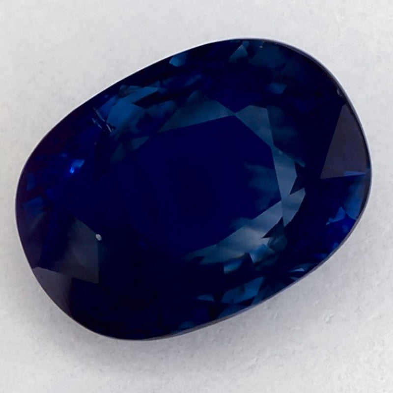 2.96 Carat Oval Natural Blue Sapphire