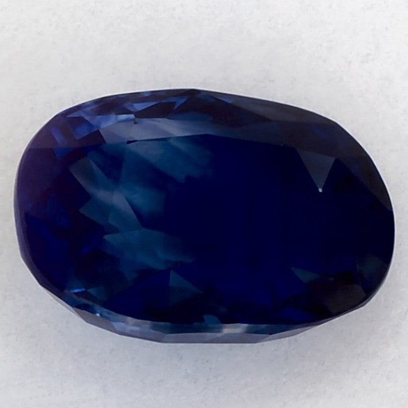 2.96 Carat Oval Natural Blue Sapphire