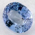 3.03 Carat Oval Natural Blue Sapphire