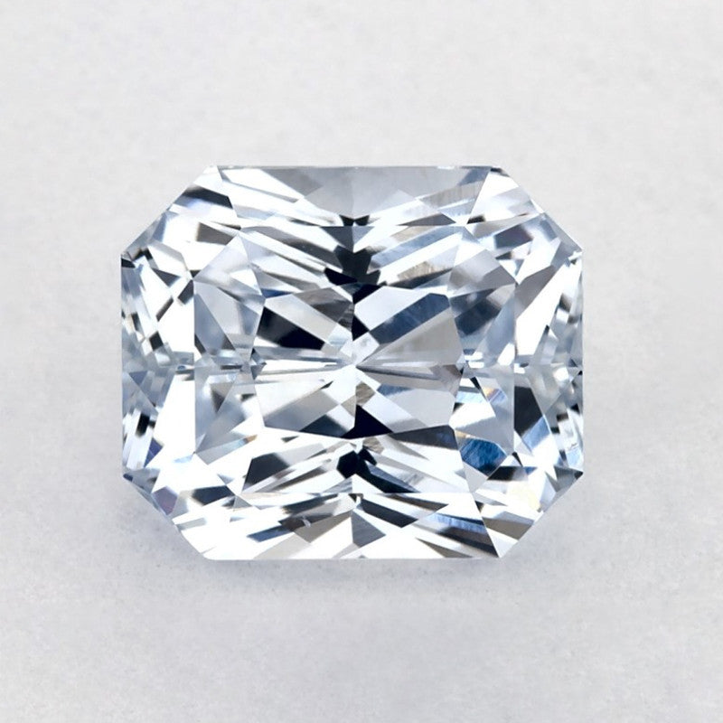 3.19 Carat Radiant Natural Blue Sapphire