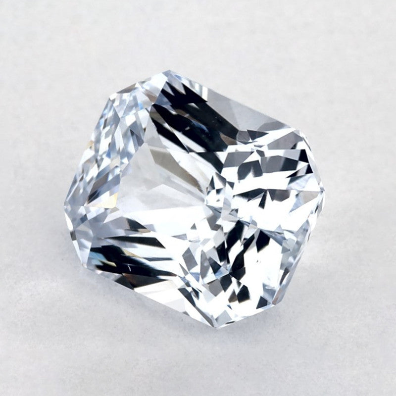 3.19 Carat Radiant Natural Blue Sapphire