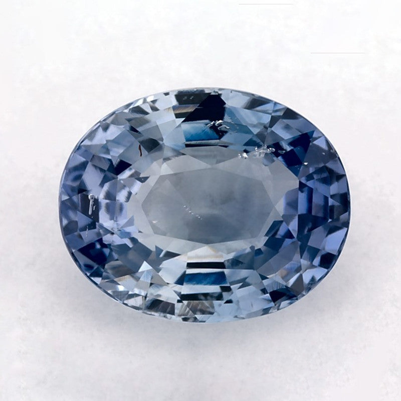 3.00 Carat Oval Natural Blue Sapphire