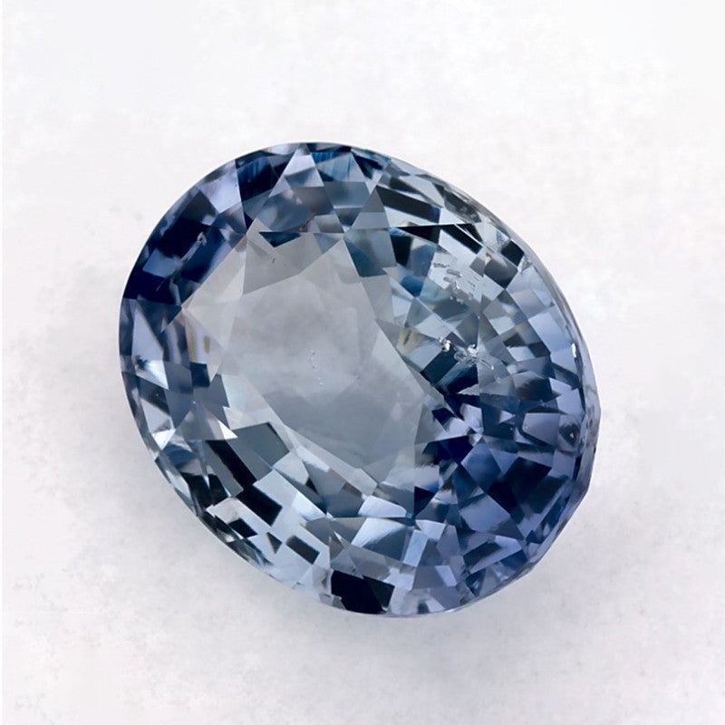 3.00 Carat Oval Natural Blue Sapphire