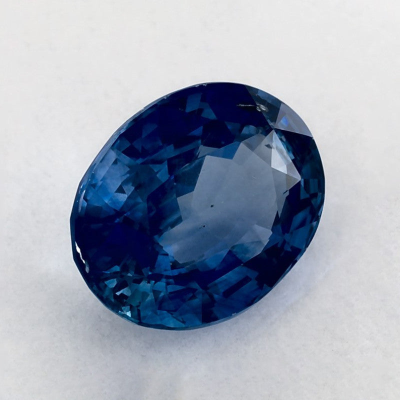 3.11 Carat Oval Natural Blue Sapphire
