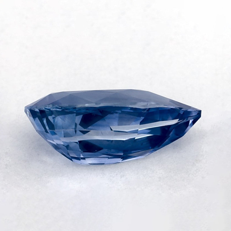 3.06 Carat Pear Natural Blue Sapphire