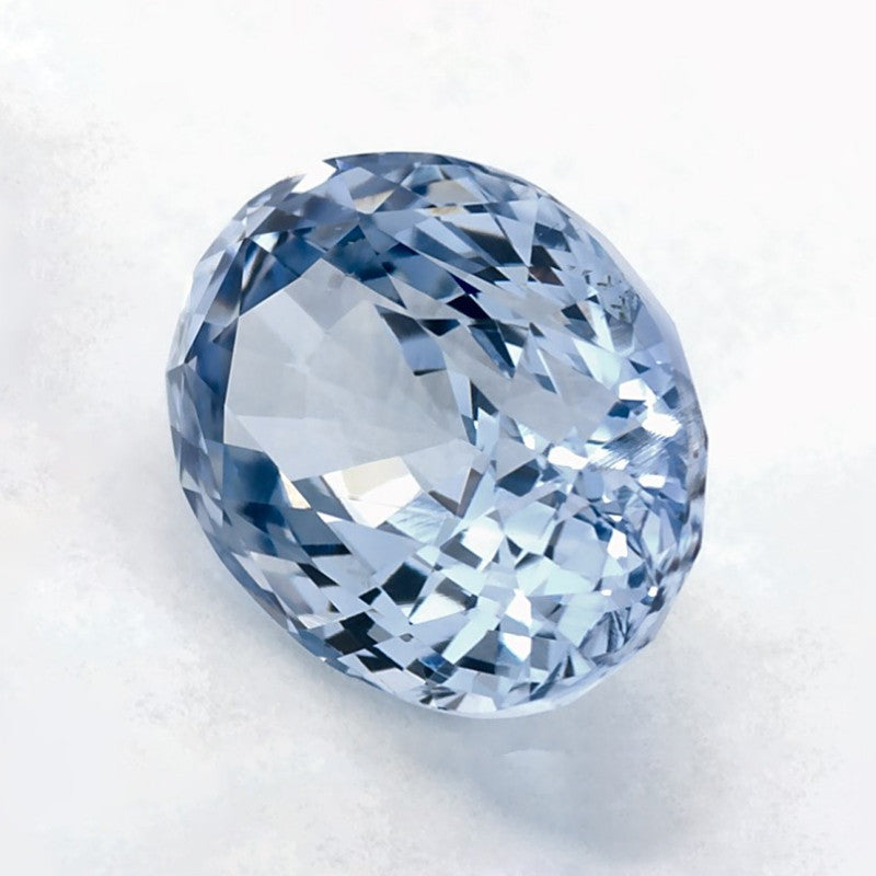 3.20 Carat Oval Natural Blue Sapphire