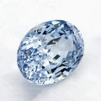 3.20 Carat Oval Natural Blue Sapphire