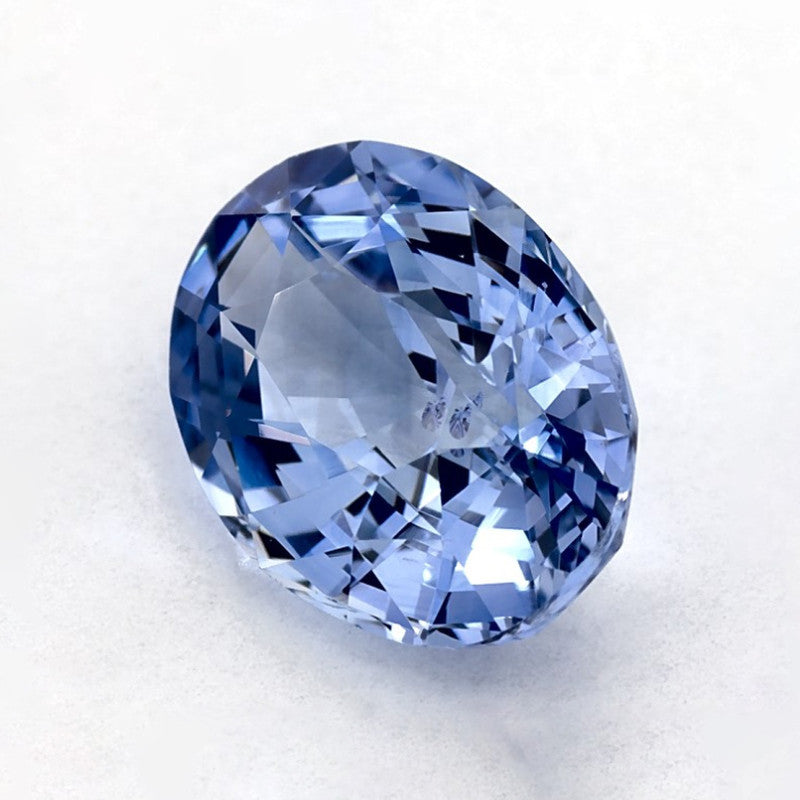 3.29 Carat Oval Natural Blue Sapphire