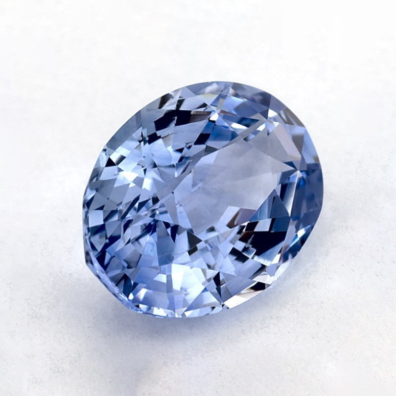 3.29 Carat Oval Natural Blue Sapphire