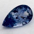 3.00 Carat Pear Natural Blue Sapphire