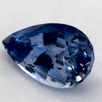 3.00 Carat Pear Natural Blue Sapphire
