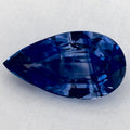 4.00 Carat Pear Natural Blue Sapphire