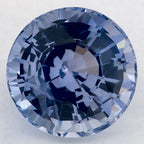 2.27 Carat Round Natural Blue Sapphire