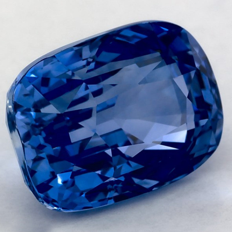 4.27 Carat Cushion Natural Blue Sapphire