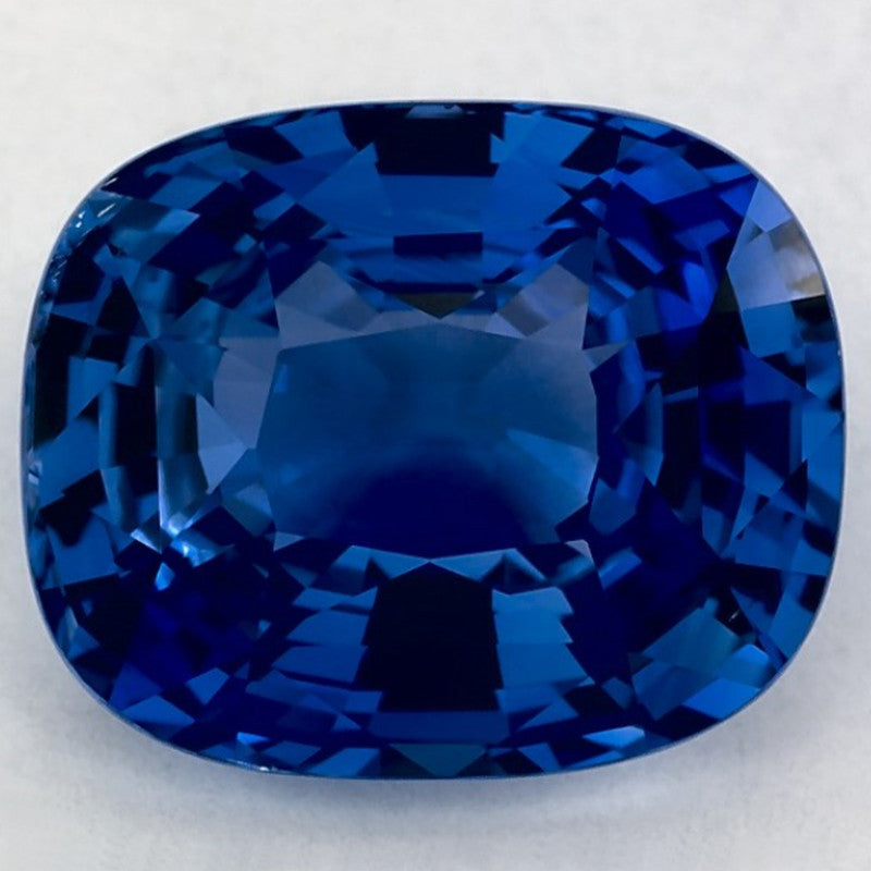 5.21 Carat Cushion Natural Blue Sapphire