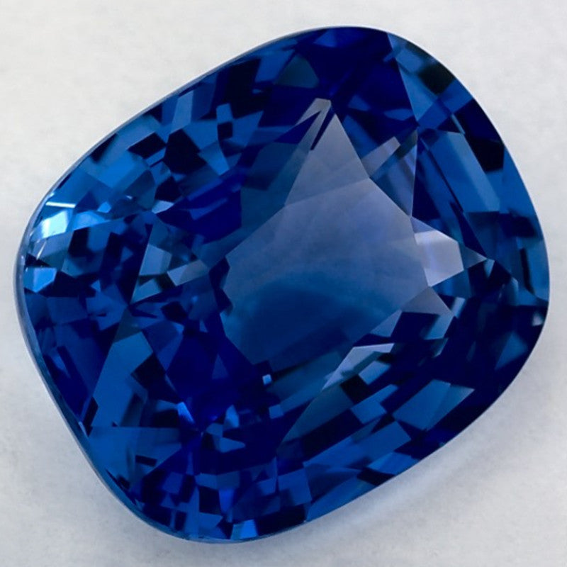 5.21 Carat Cushion Natural Blue Sapphire