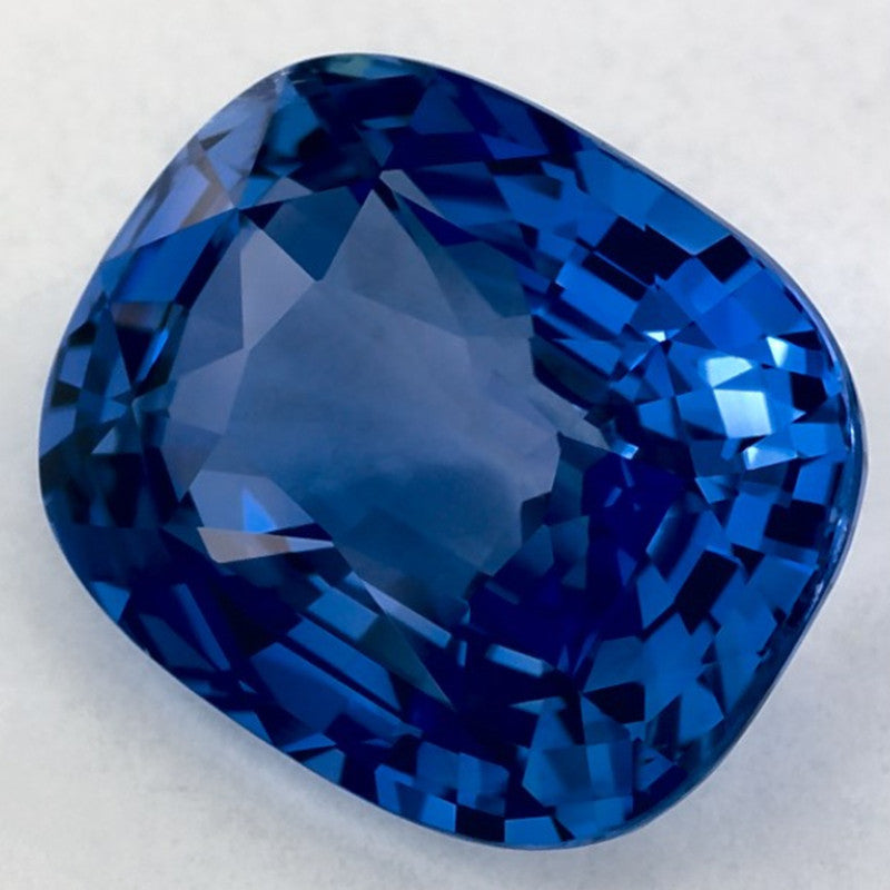 5.21 Carat Cushion Natural Blue Sapphire