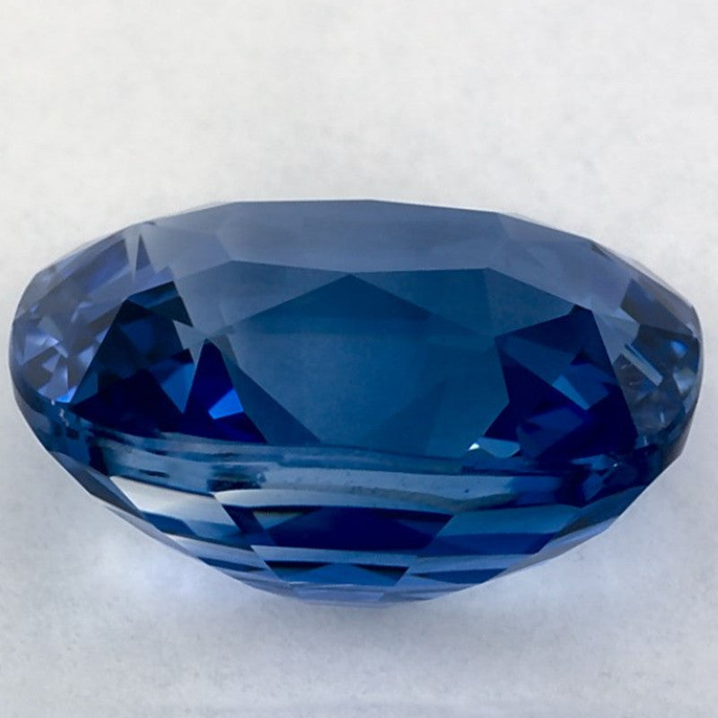 5.21 Carat Cushion Natural Blue Sapphire