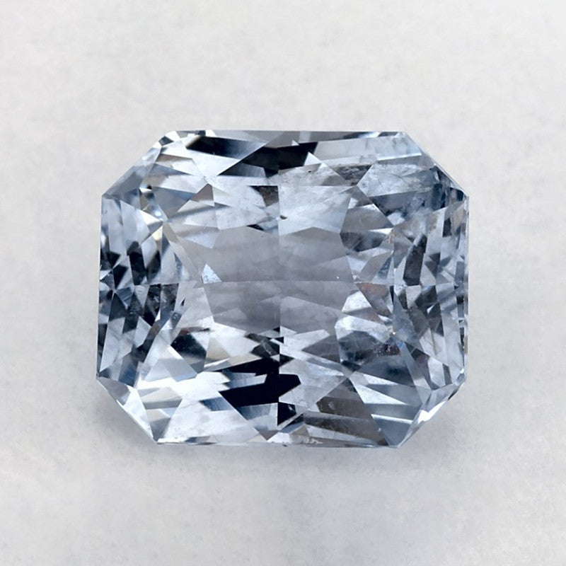 3.54 Carat Radiant Natural Blue Sapphire